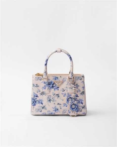 periwinkle blue prada|Periwinkle Blue Prada Galleria Printed Saffiano Leather Bag.